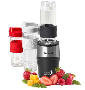 Concept Concept - Batidora De Vaso Active, Con Accesorios, Negra Sm3385