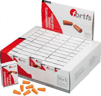 Fortis Tapones De Protecci&oacute;n Auditiva Box 50x5 Pores Fortis