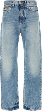 Versace Pencil Jeans - Heren - Regular Fit Jeans - Blauw - W34 - Katoen - Jeans