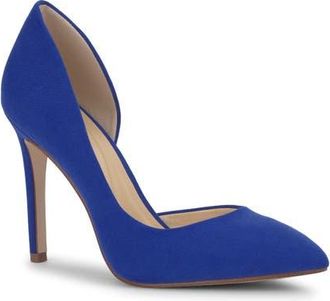 Jessica Simpson Prizma 8 Half dOrsay Pump in Blue Royale at Nordstrom, Size 6.5