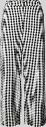 Jake*s Casual Hose im Allover-Look in Black, Gr&ouml;&szlig;e 34