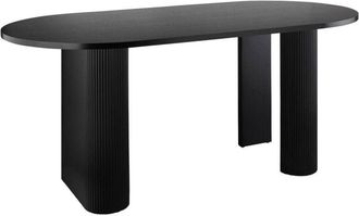 Atmosphera Mesa De Centro Olova Negra 120x60x45cm Atmosphera Cr&eacute;ateur DInt&eacute;rieur