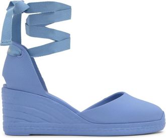 Castaner Careen Espadrille - Dames - Sleehakken - Blauw - 41 EU - Katoen - Schoenen