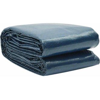 vidaXL Cubierta Solar De Piscina Pe Flotante Negro Y Azul 1000x600cm Vidaxl