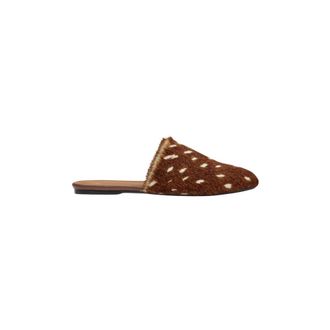 ATP Atelier Forcola Slip-in Flat - Dames - Pantoffels - Bruin - 37 EU - Leer - Schoenen