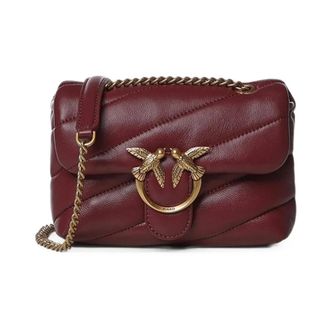 Pinko Pinko, Dames, Tassen, Rood, Maat: ONE Size Leer