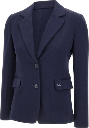 Sun 68 Blazer Basic - Dames - Blazers - Blauw - L - Katoen - Jassen