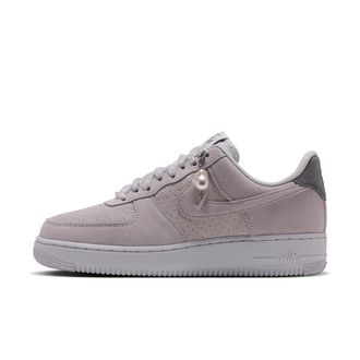 Nike Womens Air Force 1 07 Shoes in Grey | IX7362-078