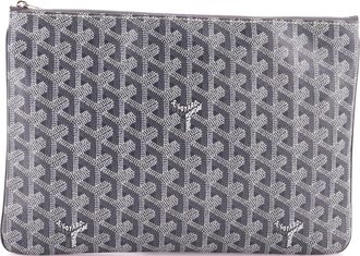 Goyard Senat Zip Pouch Coated Canvas MM