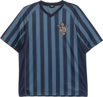 Fendi Hombre, Camisetas, Azul, Talla: L