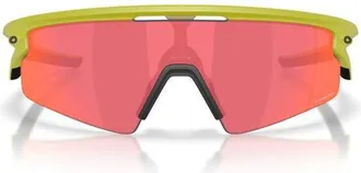 Oakley Gender Inclusive Sphaera Strike 37mm Shield Sunglasses in Matte Cactus/prizm at Nordstrom