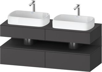 Duravit Qatego Consola Mueble Bajo Lavabo, 2 Extensiones, 2 - Duravit