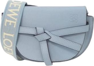 Loewe Pre-owned Cross Body Bags, female, Blue, Size: ONE SIZE Pre-owned Shoulder Bag