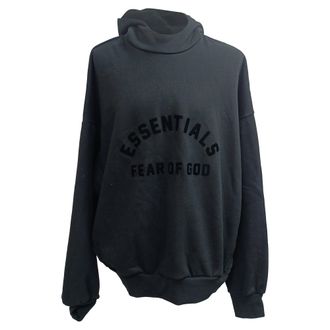 Fear of God Fear of God Essentials Hoodie in Black Cotton