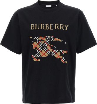 Burberry Black Relaxed Logo T-Shirt