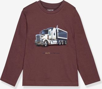 MAYORAL Jungen Shirt mit Truck Mayoral pflaume