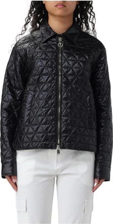 People of Shibuya Jassen, Dames, Zwart, S, Gewatteerd Jack Diamantpatroon