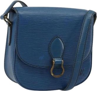 Louis Vuitton Pre-owned Cross Body Bags, female, Blue, Size: ONE SIZE Pre-owned Saint Cloud Shoulder Bag
