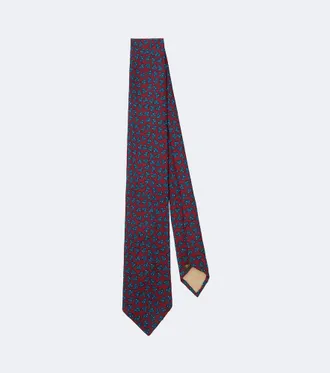Rubinacci Paisley silk tie