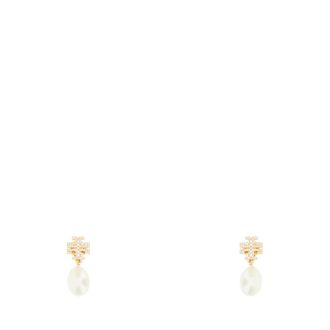 Tory Burch Stijlvolle Portemonnees en Oorbellen Collectie - Dames - Oorbellen - Geel - ONE Size - Accessoires