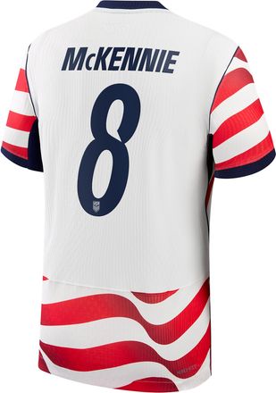 Nike Weston McKennie USMNT 2026 Match Home Nike Mens Dri-FIT ADV Soccer Jersey in White | NN203943399-USM