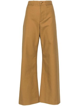 Chloé wide-leg trousers - Brown