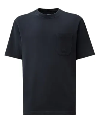 C.P. Company Cotton Crew Neck T-Shirt With Chest Pocket And Logo Detail