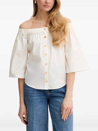Marciano Top con spalle scoperte - Bianco
