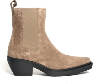 Copenhagen Cph 232 Texano Boot - Dames - Cowboylaarzen - Beige - 37 EU - Leer - Schoenen