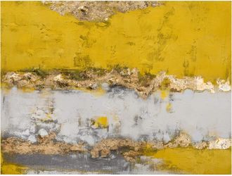 Schubiger M&ouml;bel Bild Farbkomposition in Gelb und Grau