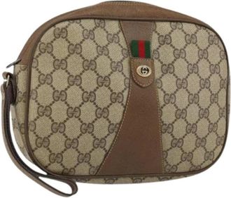 Gucci Pre-owned Cross Body Bags, female, Beige, Size: ONE SIZE Pre-owned Vintage Crossbody Bag