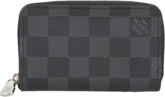 Louis Vuitton Pre-owned Canvas wallets - Dames - Vintage Accessoires - Grijs - ONE Size - Tweed - Vintage