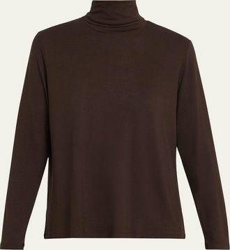 Majestic Filatures Soft Touch Turtleneck Pullover