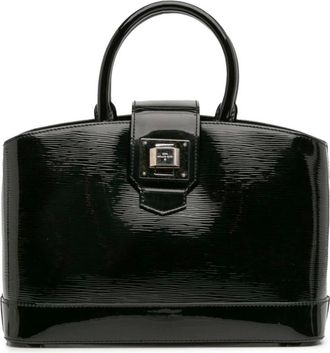 Louis Vuitton Pre-owned Handbags, female, Black, Size: ONE SIZE Pre-owned Structured Top Handle Bag
