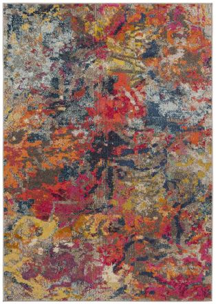 Safavieh Alfombra azul/naranja 122 x 170 cm
