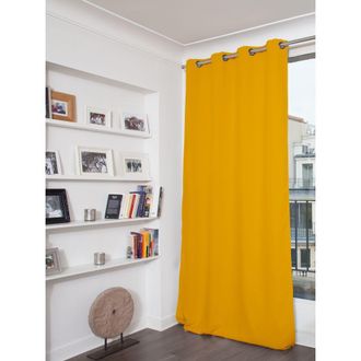 MOONDREAM Cortina ac&uacute;stica ollaoss amarillo mc215 135lx250h