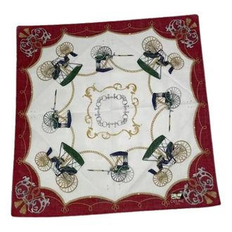 Celine Pre-owned Scarves, female, Multicolor, Size: ONE SIZE Pre-owned Vintage Paris Silk Scarf