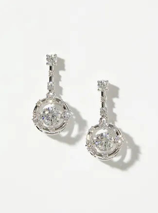 Swarovski Womens Constella pendant earrings