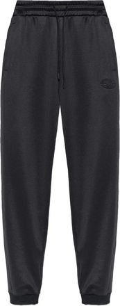 Diesel Pantaloni sportivi con logo ricamato - Nero