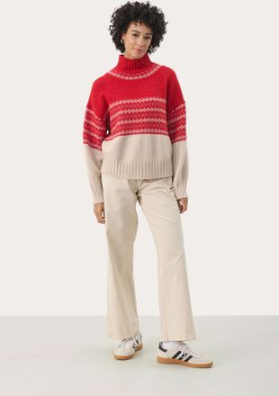 Part Two Pullover Regular fit red