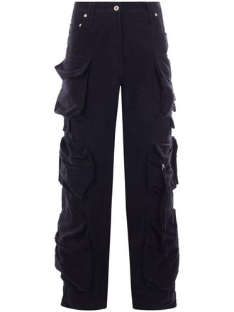 Federico Cina Cargo jeans - Blauw