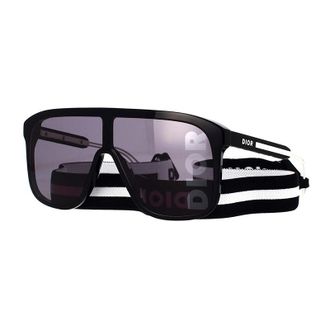 Dior DIORFASTM1I10A8 Shield Full Rim Sunglasses - Black