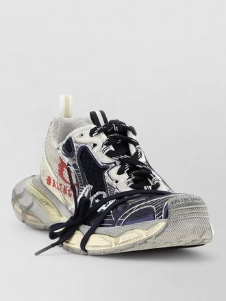 Balenciaga 3xl split logo mesh lace sneakers