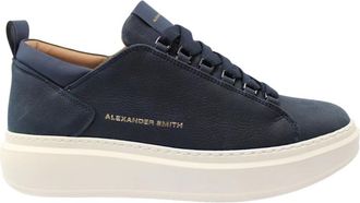 Alexander Smith Blue Wembley - Heren - Sneakers - Blauw - 41 EU - Schoenen