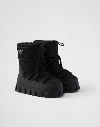 Prada Re-Nylon gabardine après-ski boots