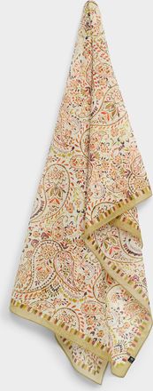 Fraas Womens Painterly paisley lightweight scarf