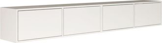 Selsey Selsey Framme - Mueble De Tv Colgante Con Cuatro Puertas Abatibles 200 Cm, Blanco