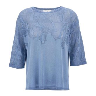 KANGRA Dames, Truien, Blauw, Maat: L Katoen
