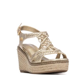 Xti Womens Jute Wedge Braided Sandals