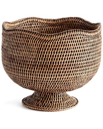 Napa Home & Garden Burma Rattan Footed Cachepot